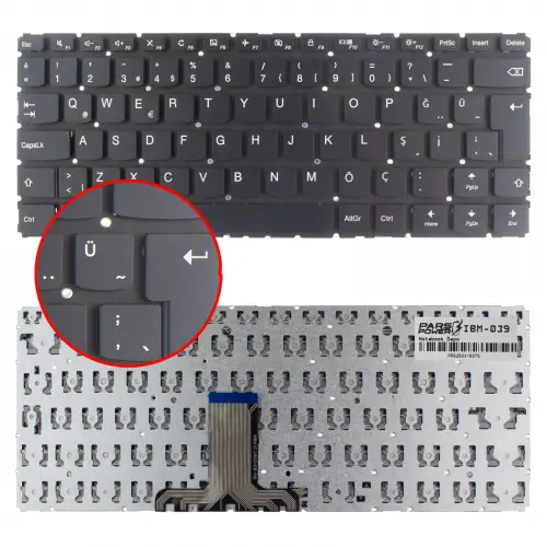 Lenovo Yoga PM4NR-TR, MP-0A, NSK-BX0SN Notebook Klavye (Siyah TR)