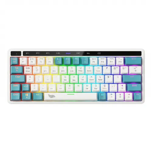 Gameagle Airsync MK-64X1AAB Mekanik Kablosuz Rgb Işıklı Gamer Klavye