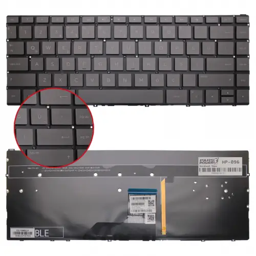 HP Envy x360 13-AR Serisi TPN-W141 Klavye Işıklı (Siyah TR)