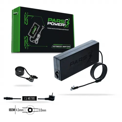 Chicony Uyumlu A17-180P4B Adaptör Şarj Aleti-Cihazı (Pars Power)
