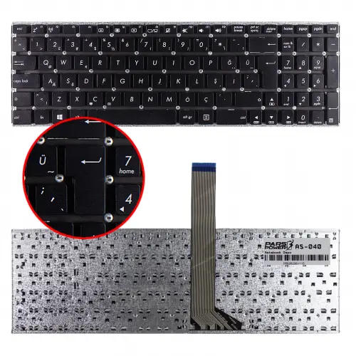 Asus VivoBook S550CM-CJ026H, S550CM-CJ051H Notebook Klavye (Siyah TR)