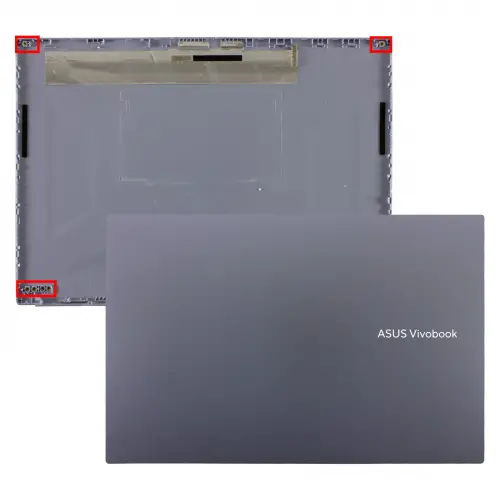 Asus ExpertBook B1 B1502 Lcd Cover, Bezel Ekran Kasası, Çerçeve Set