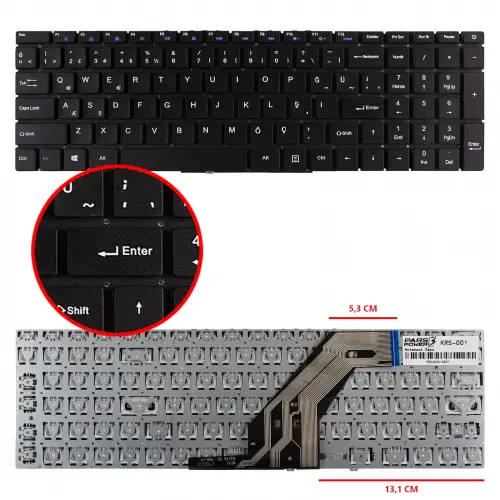 K687 Klavye (Siyah TR)