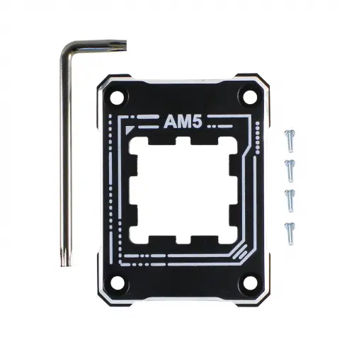 AM5 CPU Sabitleme Yüksek Performanslı Alüminyum Braketi (Siyah)