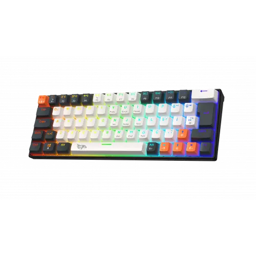 Gameagle Neopulse Rainbow Kablolu TR Layout Mekanik Oyuncu Klavyesi Blue Switch Beyaz