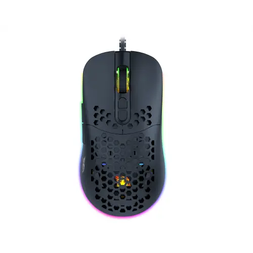 Gameagle GE69B RGB Makrolu 12800DPI Kablolu Oyuncu Mouse Siyah