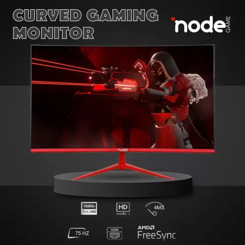 NODE GAME ND-CV2375 24 inch 75HZ Curved Gaming Monitör