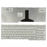 Toshiba Satellite A500, A500D, A505, A505D, L500, L500D, L505, L505D, P300 Notebook Klavye Gümüş