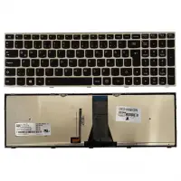 Lenovo G50-30, G5030, Type 20418, 80G0 Notebook Klavye Işıklı (Gümüş TR)