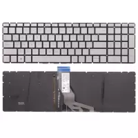 Hp 925010-141, 925008-141 Notebook Klavye Işıklı (Gümüş TR)