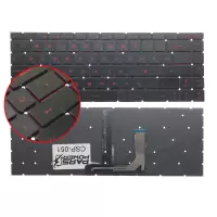 Msi GS65 Stealth 9SF, 9SE Klavye Işıklı (Siyah TR)