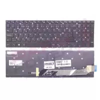 Dell Inspiron P65F001, 0163K2 Notebook Klavye Işıklı (Siyah TR)