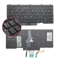 Dell Latitude 6NK3R, 06NK3R Klavye Işıklı (Siyah TR)