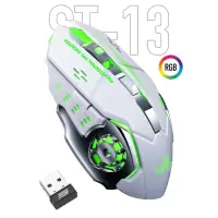 Steep Solid ST-13B Kablosuz - Wireless Şarjlı RGB Gaming Oyuncu Mouse