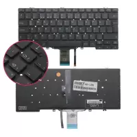 Dell Latitude P99G001, P97G001 Klavye Işıklı (Siyah TR)