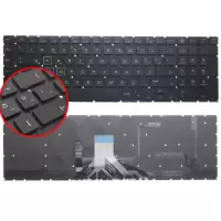 HP Omen 17-cb0008nt (8UF52EA) Klavye Işıklı (Siyah TR)