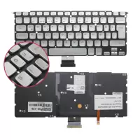 Dell XPS P12F001, P12F002 Klavye Işıklı (Gümüş TR)