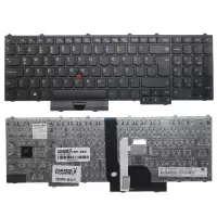 Lenovo ThinkPad P50, P51 Serisi Notebook Klavye (Siyah TR)