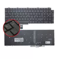 Dell Latitude 5520 N014L552015EMEA_W Klavye Işıklı (Siyah TR)