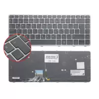 HP EliteBook Folio 90.4LU07.L01 Klavye Işıklı (Siyah TR)