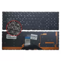 Hp Omen 15-dc0005NT, 15-dc1000NT Klavye Işıklı (Siyah TR)