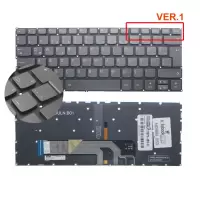 Lenovo Yoga 530-14IKB 81EK00DUTX Klavye Işıklı (Füme TR)