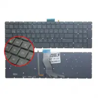 Hp Pavilion 15-au000nt, 15-ak103nt Notebook Klavyesi Işıklı (Siyah TR)