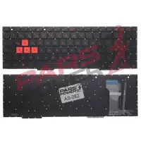 Asus ROG FX553VD-DM767T, FX753VD-GC007 Notebook Klavye Işıklı (Siyah TR)