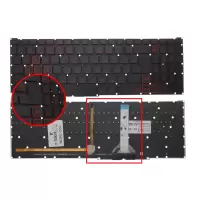 Acer Nitro 5 AN517-54-70Y7, AN517-54-70YY Klavye Işıklı (Siyah TR)