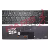 Sony Vaio Fit SVF1521K6E, SVF1521L1E Notebook Klavye Işıklı (Siyah TR)