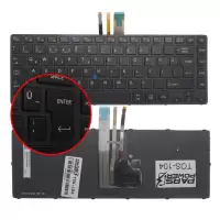 Toshiba Portege R30-C, R30T-C Serisi Klavye Işıklı (Siyah TR)