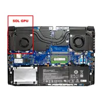 Acer Predator Helios PH317-53-70LR, PH317-53-70SN Uyumlu Cpu - Gpu Fan Ver.2