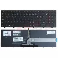 Dell Inspiron 5547 G21F81C, 5547 G21W81C Notebook Klavye Işıklı (Siyah TR)