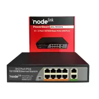 Node Link Power Beam NDL-PB100P8 8+2 10/100 POE Switch