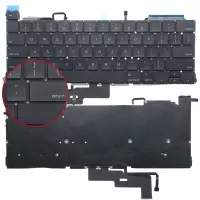 Apple MacBook Pro 13 A2289 2020 Klavye Işıklı (Siyah ING)