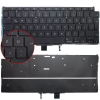 Apple MacBook Air M1 A2337 (EMC 3598) Klavye Işıklı (Siyah TR)