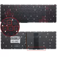 Acer Nitro 5 AN515-43-R6WT Klavye Işıklı (Siyah TR)