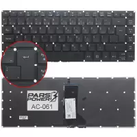 Acer Aspire E5-491G Notebook Klavye Işıklı (Siyah TR)