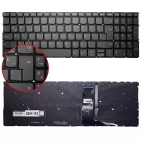 Lenovo 5CB0N86311, 5CB0N86407, LCM16H63US-686 Klavye Işıklı (Füme TR)