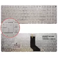 Acer Aspire 3 A315-53-378N, A315-53-37R3 Notebook Klavye (Beyaz TR)