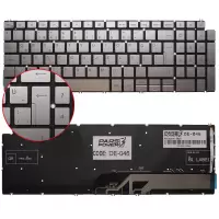 Dell Inspiron 3501, 3502, 3505 Klavye Işıklı (Gümüş TR)