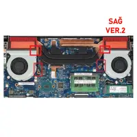 Asus ROG Strix FX502VE, FX502VD Cpu Fan - İşlemci Fanı
