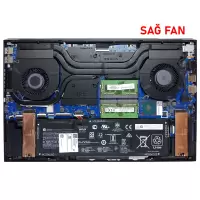 HP OMEN M04215-001, M04216-001 Cpu-Gpu Fan - İşlemci Fanı