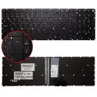 Acer Aspire E5-573T-34HP, E5-573T-34J6 Notebook Klavye Işıklı (Siyah TR)