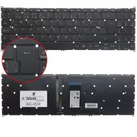 Acer N19H1, NSK-RL1SW Klavye Işıklı (Siyah TR)