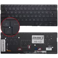 Asus Zenbook 13 UX331FN-EG019T Klavye Işıklı (Siyah TR)