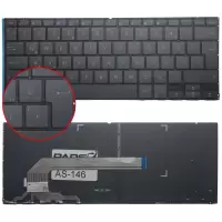 Asus ZenBook UX370UA Serisi  Klavye Işıklı (Siyah TR)