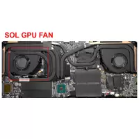 MSI Dragon Tiamat GE76 Serisi Vga-Gpu Fan - Ekran Kartı Fanı