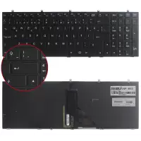 Monster Abra A5 V1.1, Abra A7 V1.1 Notebook Klavye Işıklı (Siyah TR)