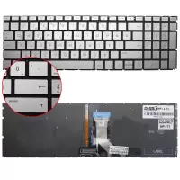 HP Pavilion 15-eh0018nt (2N2S2EA) Klavye Işıklı (Gümüş TR)